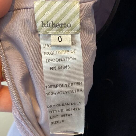 BHLDN hitherto zaria bridesmaid dress size 0 lilac purple event occasion party - Picture 8 of 10
